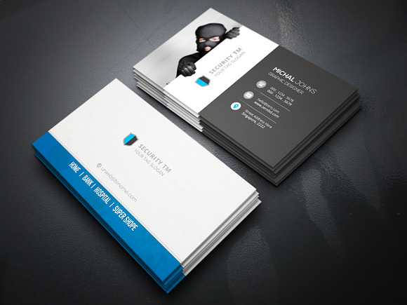 Anti Security Business Cards in Business Card Templates - product preview 1