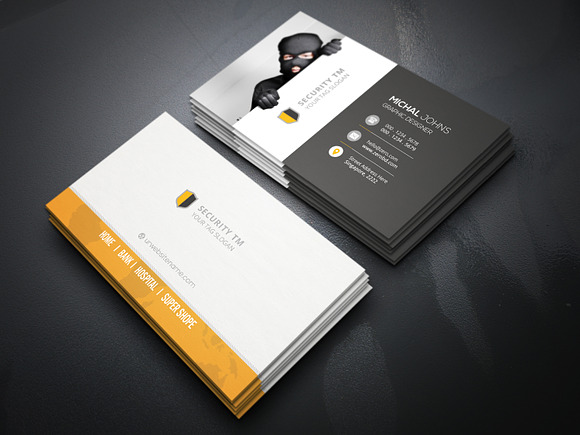 Anti Security Business Cards in Business Card Templates - product preview 3