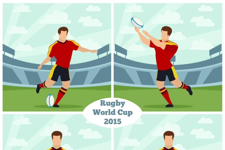 Rugby World Cup 2015 vector concept in Graphics - product preview 8