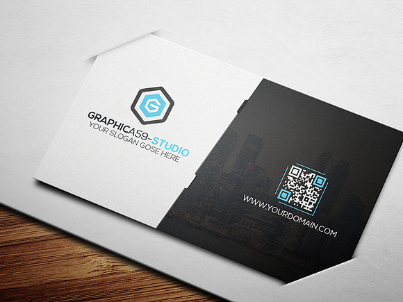 Corporate Business Card 01 in Business Card Templates - product preview 2