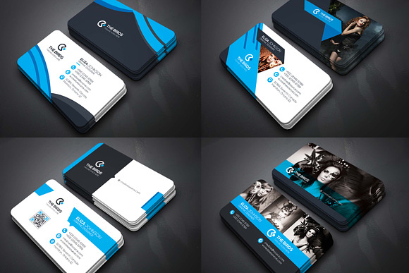 Full & Finel 450 Business Cards in Business Card Templates - product preview 2