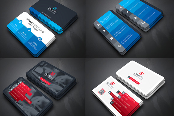 Full & Finel 450 Business Cards in Business Card Templates - product preview 4