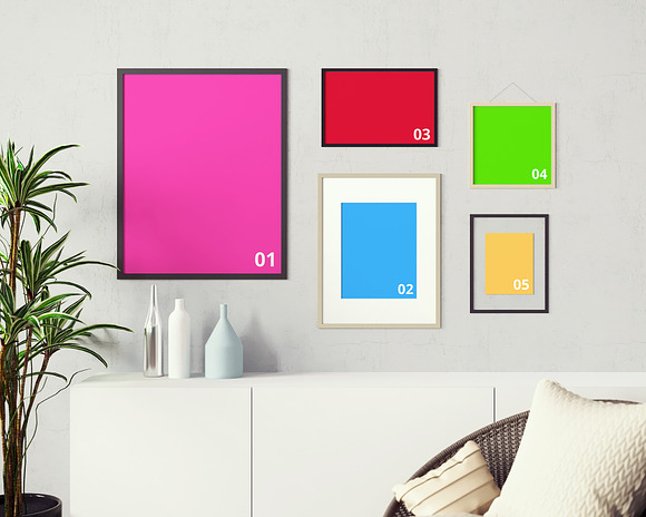 Picture Frame Mockup v4 in Mockup Templates - product preview 1