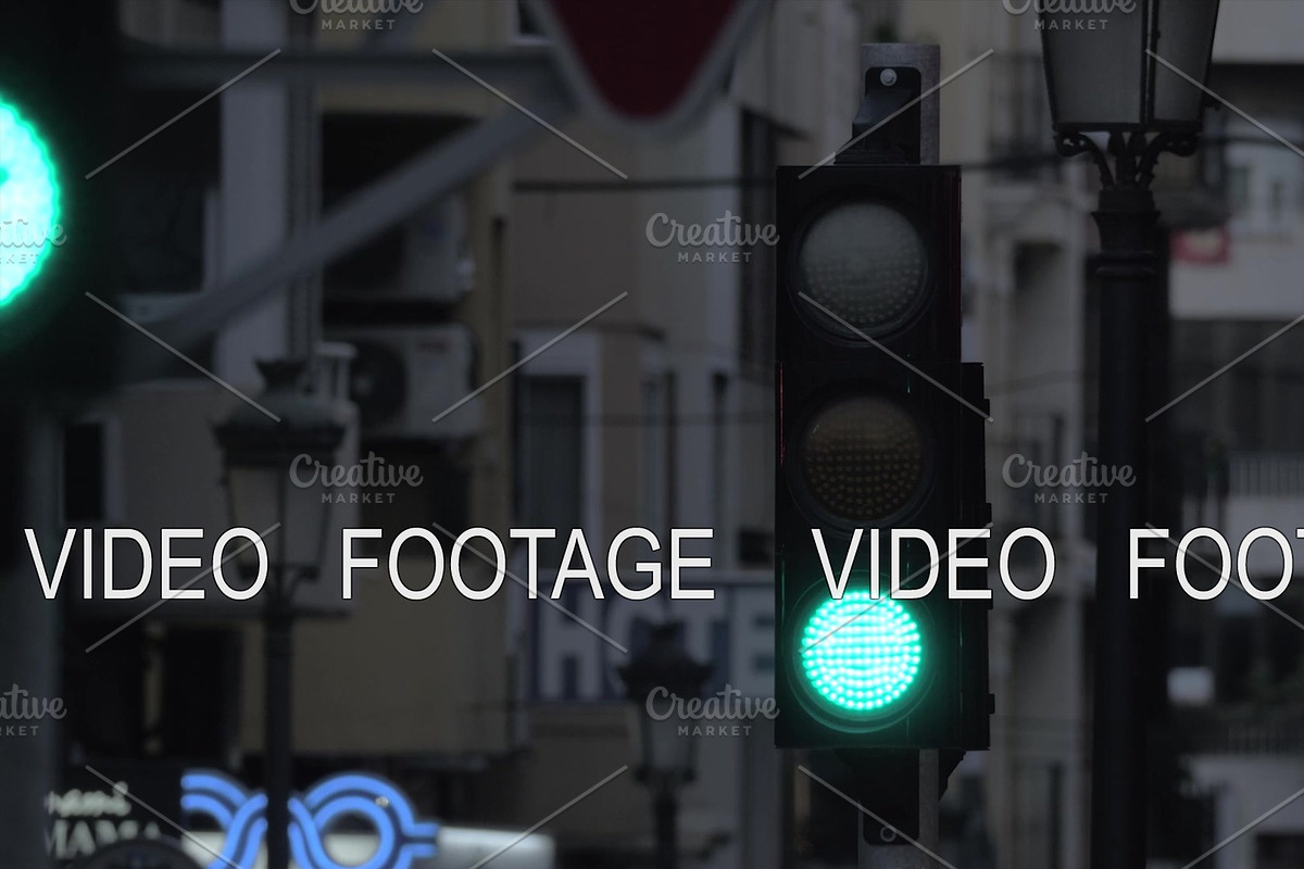 A closeup of a traffic light on a in Graphics - product preview 8