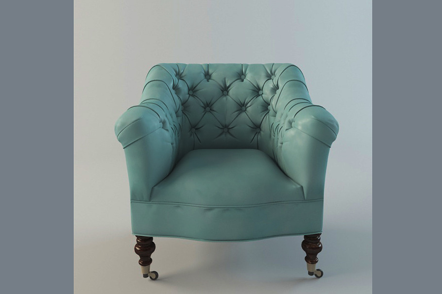 Sutton Leather Chair in Furniture - product preview 1