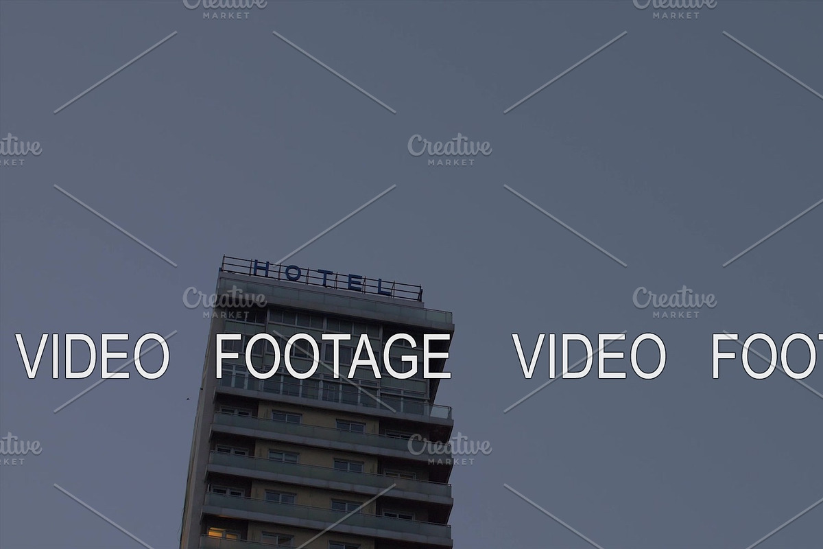 A lonely top of a hotel building in Graphics - product preview 8