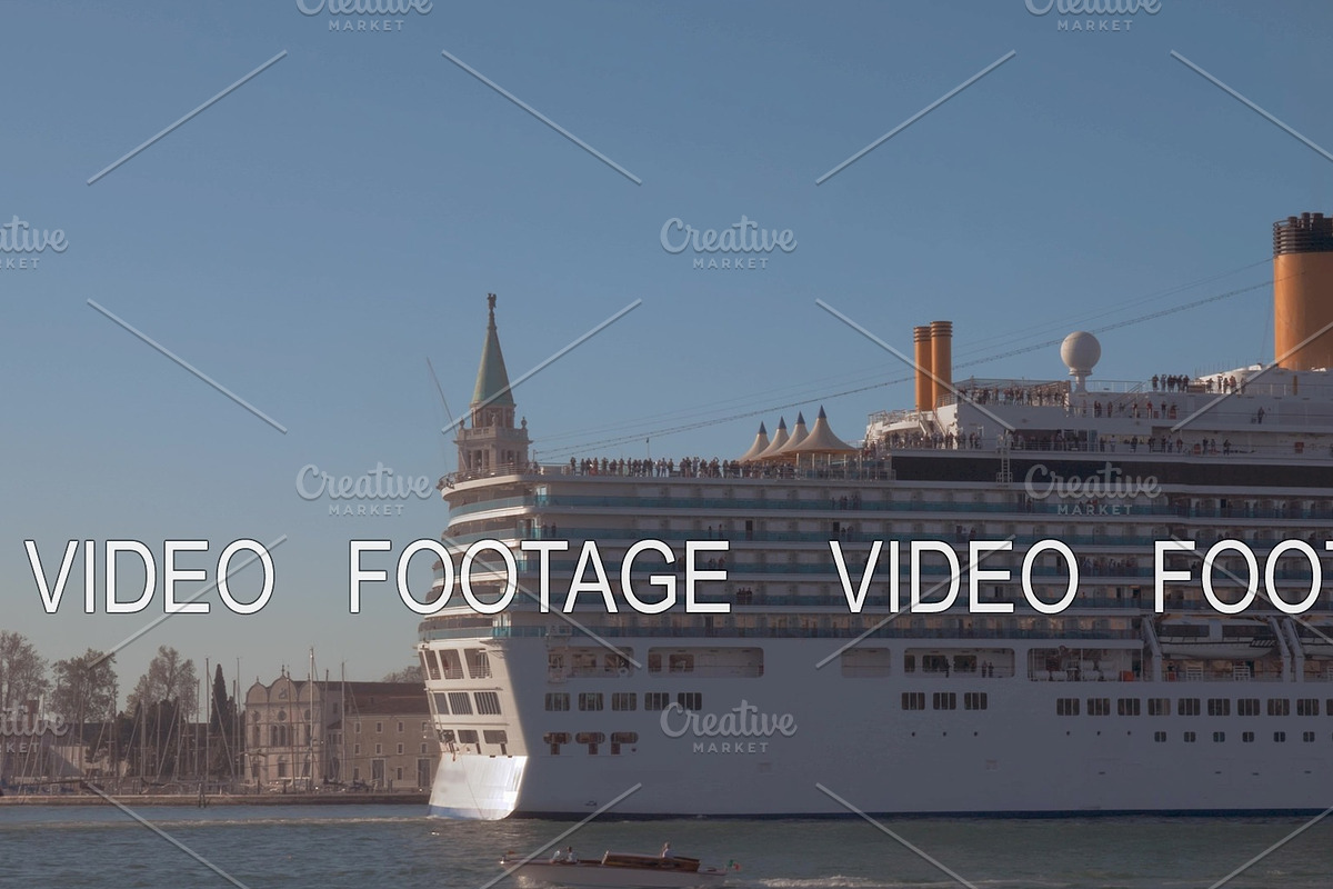 Luxury cruise liner coming in to in Graphics - product preview 8