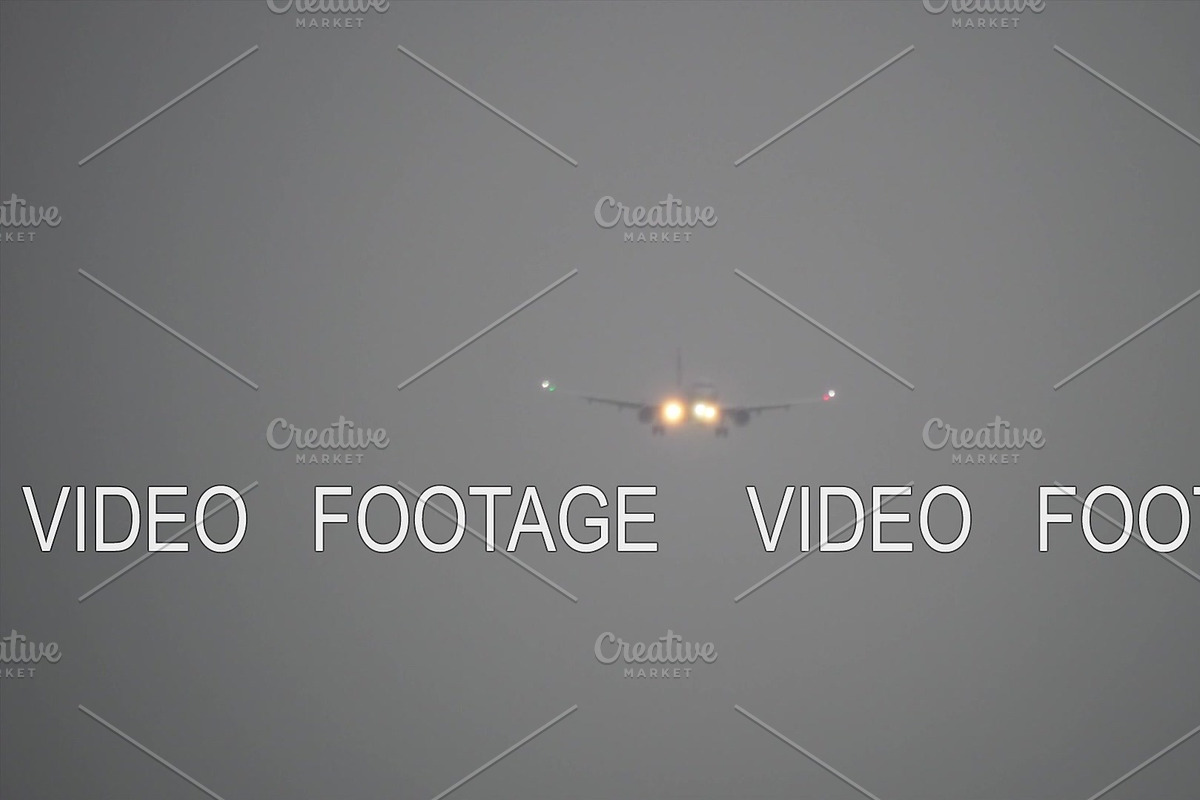 A plane flying in the gloomy sky in Graphics - product preview 8