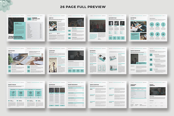 Proposal Bundle in Brochure Templates - product preview 7