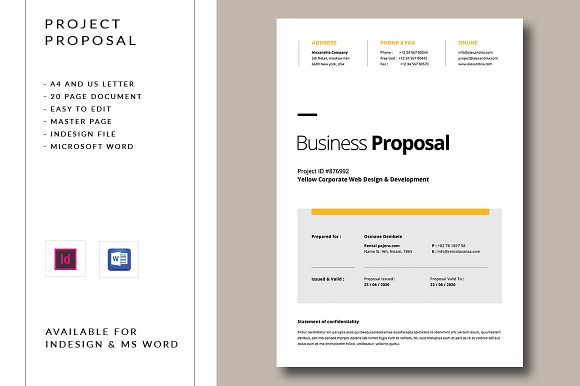 Proposal Bundle in Brochure Templates - product preview 10