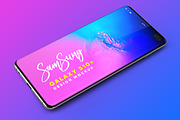 Samsung GalaxyS10+ Design Mockup