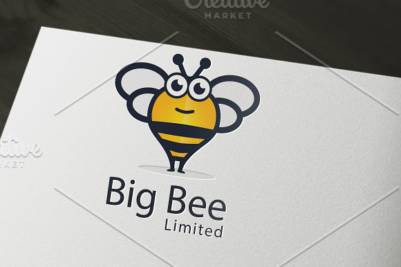 Big Bee Logo in Logo Templates - product preview 1