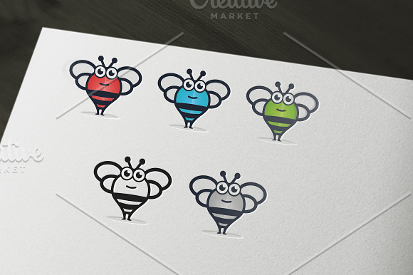 Big Bee Logo in Logo Templates - product preview 3