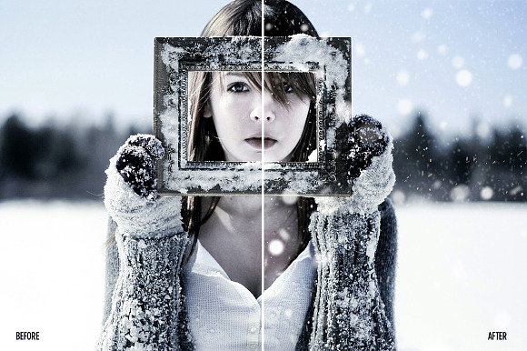 Snowy Overlay Effect for Illustrator in Graphics - product preview 4