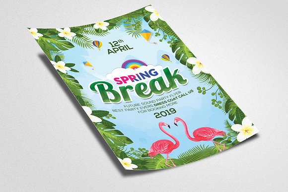 Spring Is Here Psd Flyer Templates in Flyer Templates - product preview 1