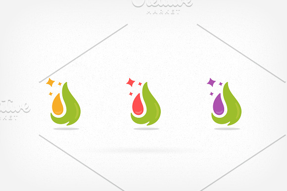 Green Drop Logo in Logo Templates - product preview 4