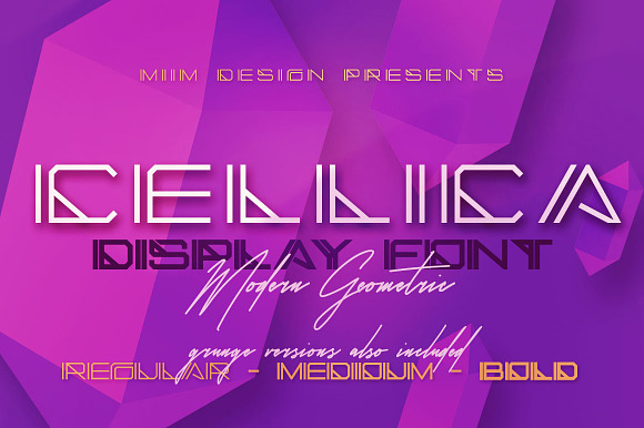 Cellica - Display Font in Display Fonts - product preview 1