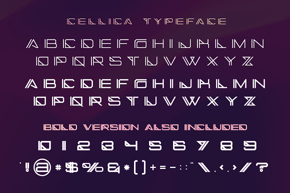 Cellica - Display Font in Display Fonts - product preview 4