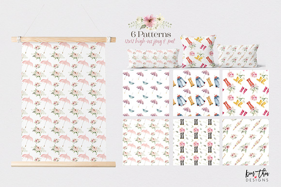 Spring Shower Wardrobe Collection in Illustrations - product preview 5
