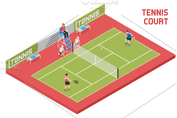 Sport Fields Isometric in Illustrations - product preview 2