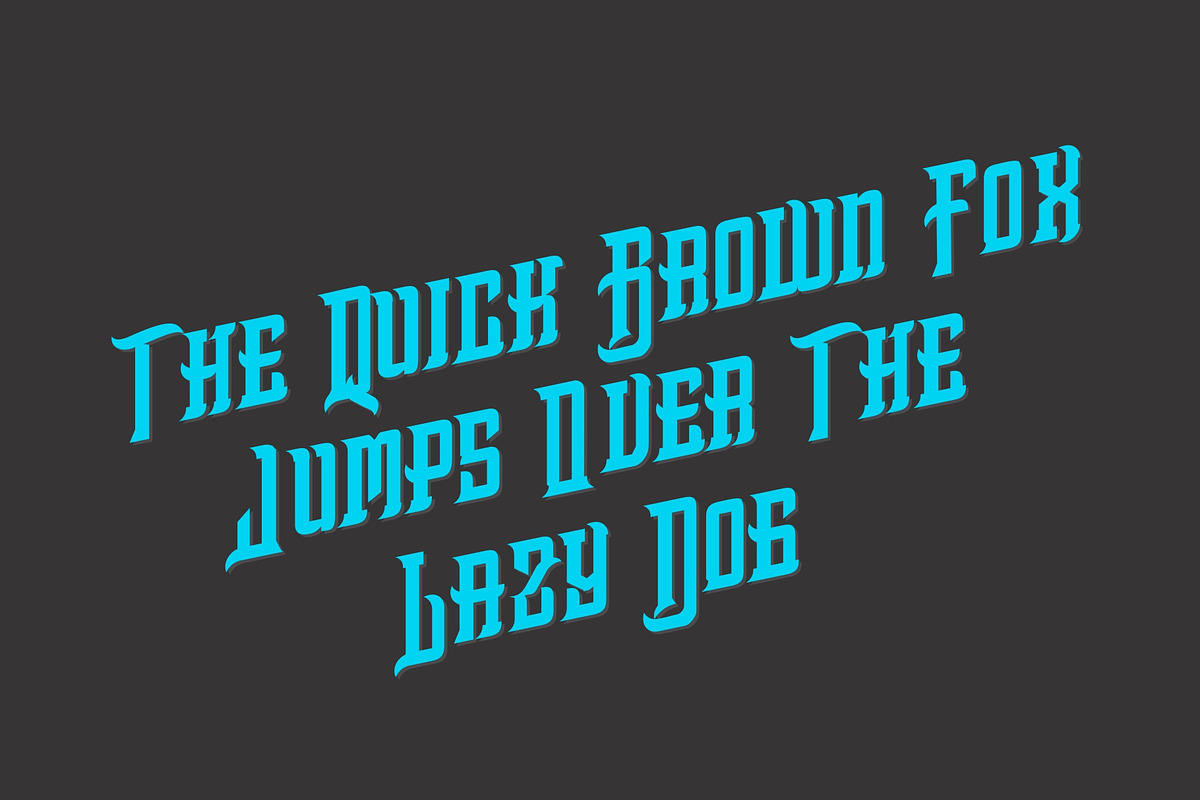BaltsaroS -Heavy Metal black Font in Blackletter Fonts - product preview 8