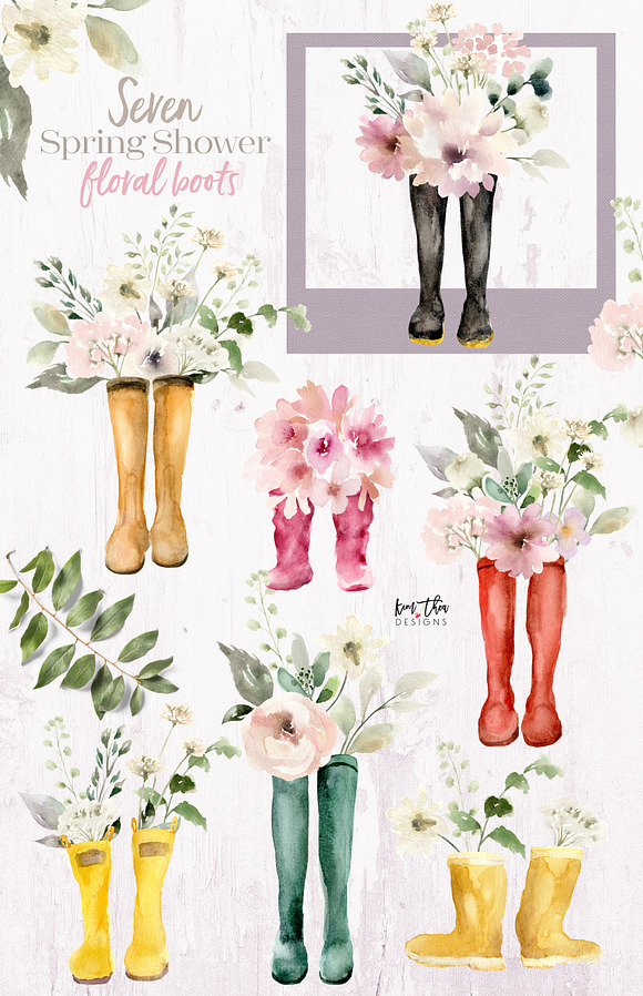 Spring Shower Wardrobe Collection in Illustrations - product preview 8