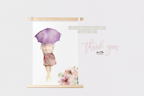 Spring Shower Wardrobe Collection in Illustrations - product preview 9