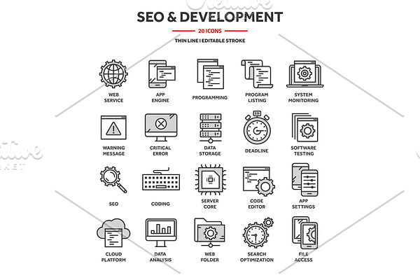 Seo and app development. Search