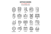 Business and office work. Documents