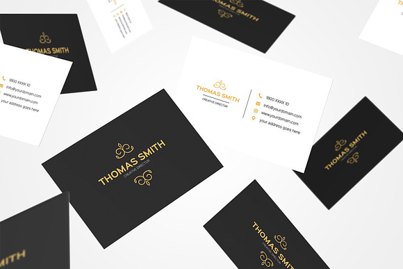 Modern Minimalist Business Card in Business Card Templates - product preview 1