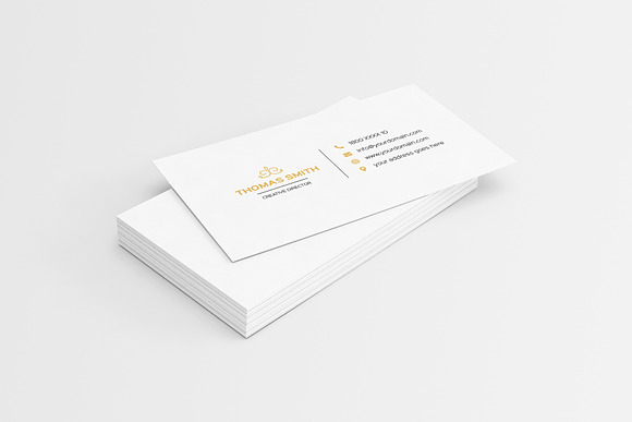 Modern Minimalist Business Card in Business Card Templates - product preview 8