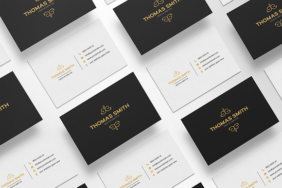 Modern Minimalist Business Card in Business Card Templates - product preview 13