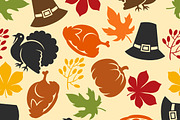 Thanksgiving pattern and backgrounds