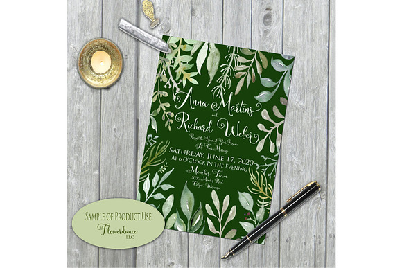 Greenery in Silver Sage and Gray in Illustrations - product preview 4