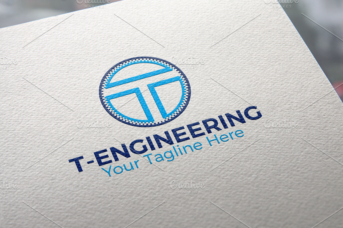Letter T Logo | Engineering Logo in Logo Templates - product preview 8