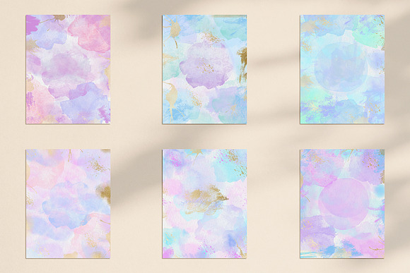 Watercolor Splatter Backgrounds in Graphics - product preview 2