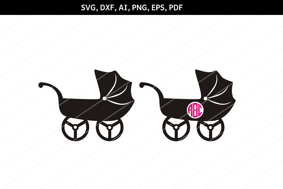 Baby shower SVG,Baby stroller svg
