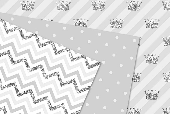Gray and Silver Glitter Patterns in Patterns - product preview 2