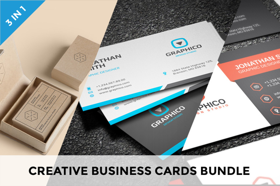 Creative Business Cards Bundle vol.5 in Business Card Templates - product preview 8