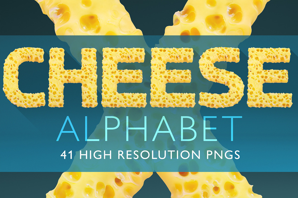 Cheese Alphabet in Illustrations - product preview 8