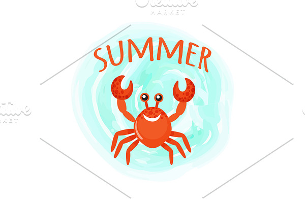 Summer Crab Oceanic Underwater