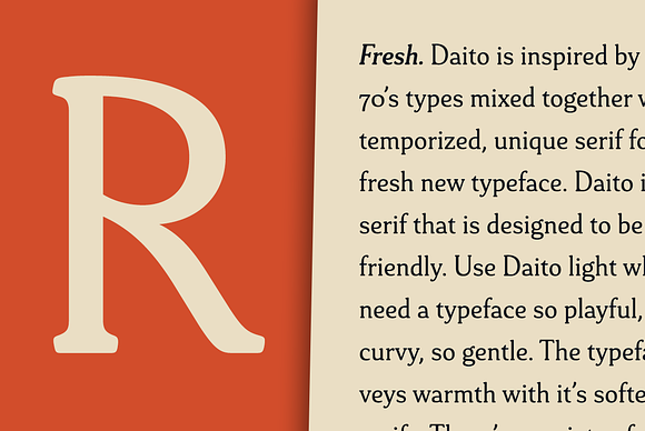 Daito in Serif Fonts - product preview 3
