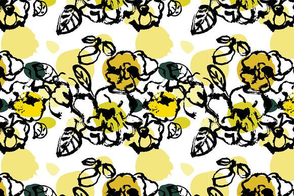 Wild flowers. Seamless patterns. in Patterns - product preview 2