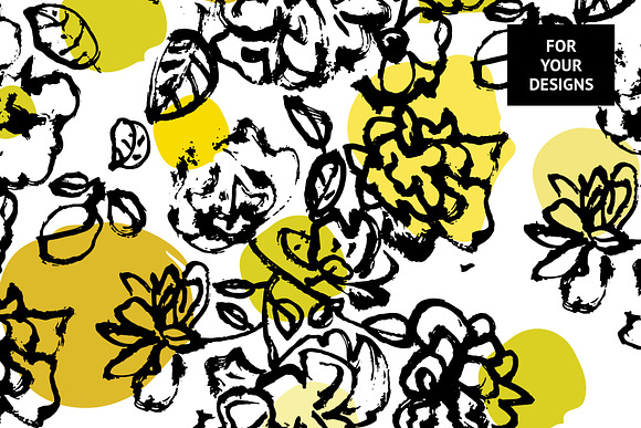 Wild flowers. Seamless patterns. in Patterns - product preview 4