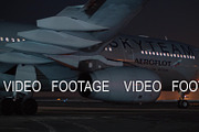Towing plane of Aeroflot in SkyTeam