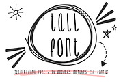 The Tall Font (Hand written)