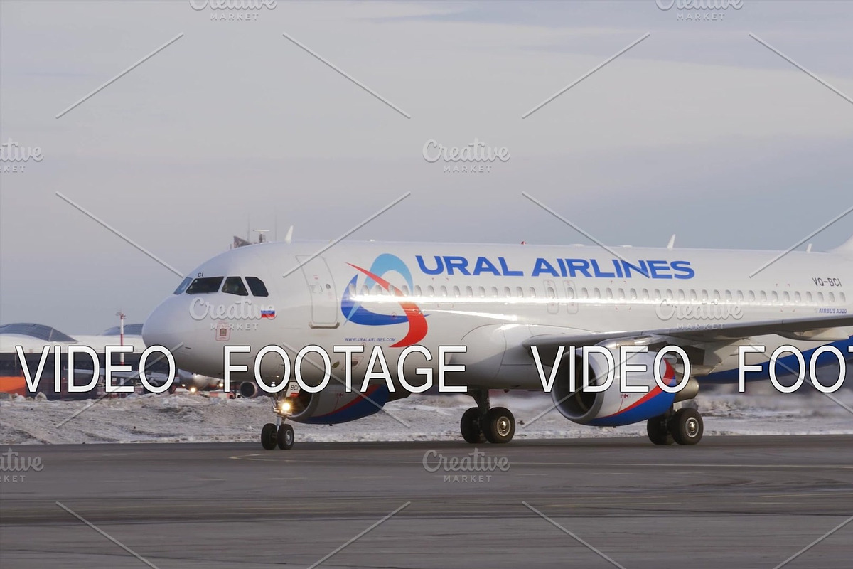 Ural Airlines A320 taxiing at the in Graphics - product preview 8