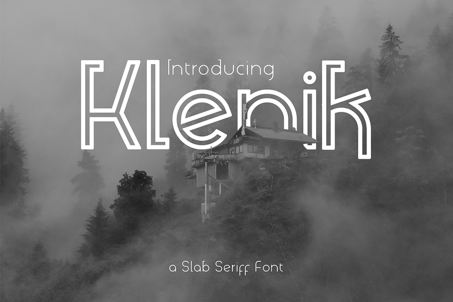 Klenik | a Slab Seriff Font in Slab Serif Fonts - product preview 8