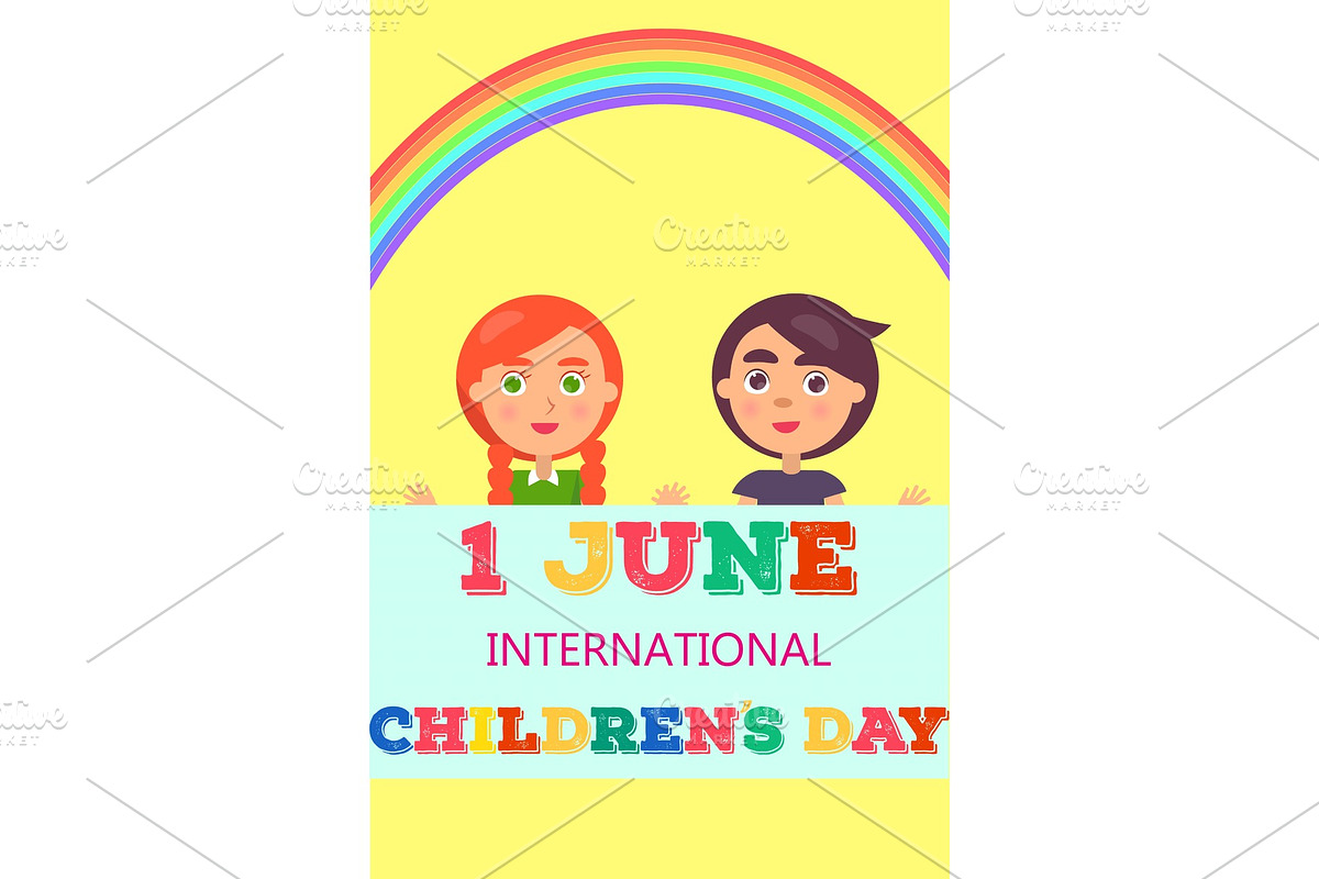 1 June International Day Poster with in Objects - product preview 8