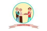 Parents' Day Banner with Colorful
